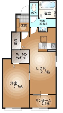 東武宇都宮駅 バス16分  中丸公園前下車：停歩4分 1階の物件間取画像